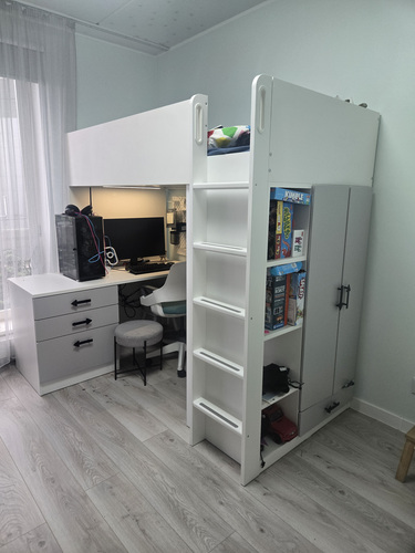 Smastad ikea narivoodi + laud + kapp komplekt