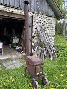 Буржуйка, buržuika ahi. (3 фото из 3)