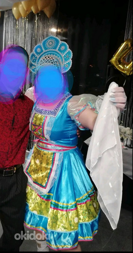 Платье в русском стиле калинка-малинка (фото #2)