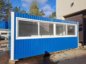 Kontori soojak 6x3x2.5m panoraam akendega (2 foto / 9)