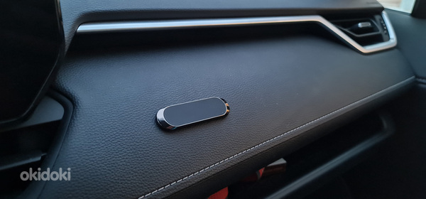 Universaalne magnet telefonihoidja autosse või koju (must) (foto #5)