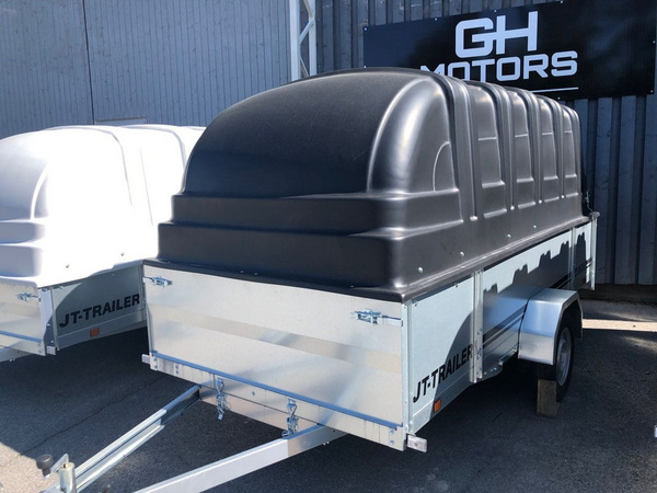 JT Trailer 350x50x150cm plastikkaanega