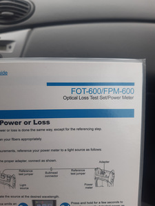 Müüa FOT-600/FPM-600 optical loss test set/power meter (2 foto / 2)