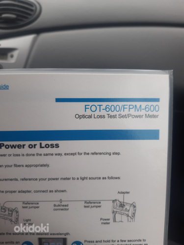 Müüa FOT-600/FPM-600 optical loss test set/power meter (foto #2)