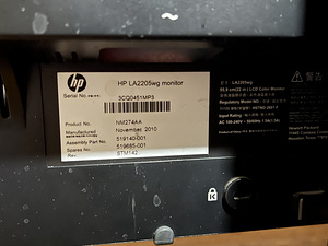 22 tolline HP monitor (5 foto / 5)