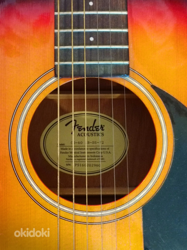 Гитара акустическая Fender CD-60 SB-DS-V2 (фото #2)