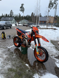 Ktm xcw 125 A1 supermoto (5 foto / 9)