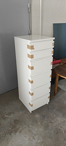 Белый комод IKEA MALM с 6 ящиками (1 фото из 1)