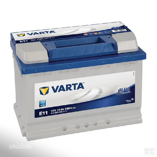 Аккумулятор Varta E11 Blue Dynamic 74Ah 680A O(-/+) 275x175x (фото #1)