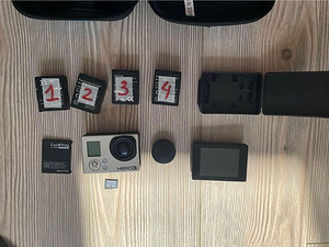 GoPro Hero 3 (4 akut, palju lisasid) (1 foto / 5)