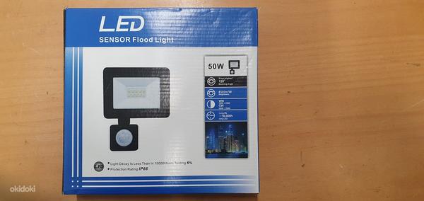 LED Prožektor 50W liikumisanduriga (foto #1)