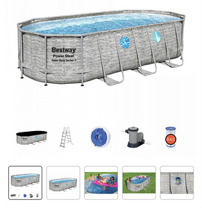 Bestway Ovaalne bassein Bestway Power Steel, 549x274x122 cm (1 foto / 2)