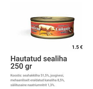 Hautatud lihatooted (5 foto / 5)