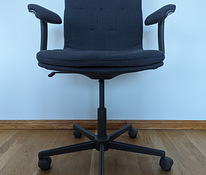 MULLFJÄLLET компьютерное кресло, Нагген темно-серый