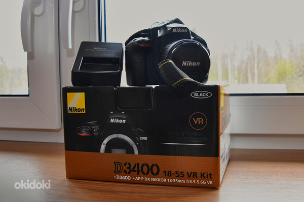 Nikon D3400 + 18-55 AF-P VR Kit, must (foto #1)