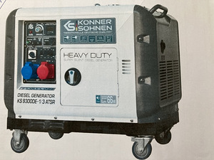 Diiselgeneraator KS 9300DE 1/3 ATSP