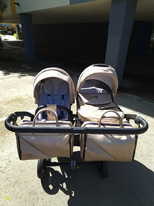Junama Saphire Duo 3-ühes jalutuskäru kaksikutele (1 foto / 10)