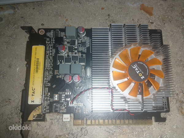 Видеокарта zotac gt630 1gb рабочая с новой термопастой