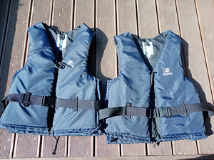 Жилет безопасности BALTIC Aqua, темно-синий, 65 Н, 90+ кг