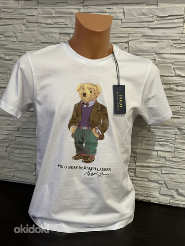 Мужские футболки-поло с медведем ralph lauren (фото #1)