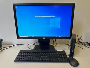 HP i3-6gen - 12GB - 512GB SSD - Win10Pro - 23" HP LED (1 foto / 5)