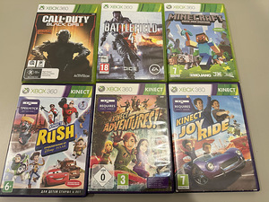 Microsoft Xbox 360 E 250GB, 2 консоли, Kinect, 16 игр. (7 фото из 8)