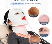 Силиконовая маска для лица, шеи (омолаживающая, подтягивающа