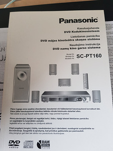 Panasonic SC-PT160, DVD kodukino,raadio. (1 foto / 4)