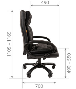 Офисное кресло Chairman 442 (5 фото из 5)