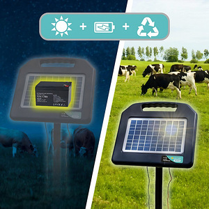 Электропастух Fencee Solar DUO RF SDX08 с солнечной панелью, (3 фото из 10)