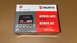 Wurth бит-бокс 33 шт (2 фото из 6)