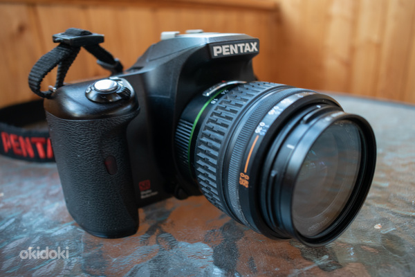 Peegelkaamera Pentax K100D Super + 18-55 objektiiv (фото #1)