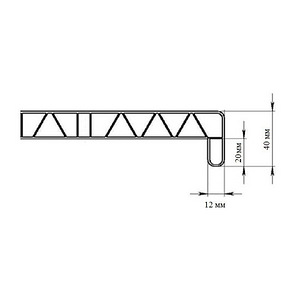 Aknalaud (PVC) 100x3000, Valge (2 foto / 2)