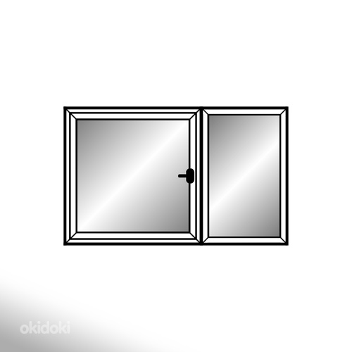 Окно ПВХ 1500x1370