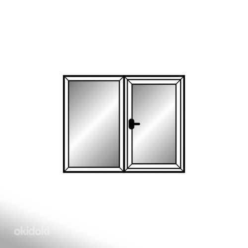 Окно ПВХ 1350х1100