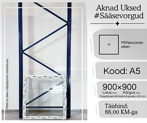 PLASTIKAKNAD 900×900 (№ A5) KINNINE AKEN (1 foto / 9)