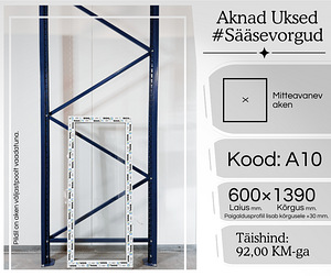 PLASTIKAKNAD 600×1390 (№ A10) KINNINE AKEN (1 foto / 9)