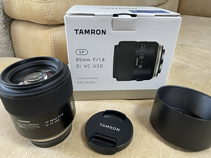 Canon 35mm f2 is usm Tamron 85mm f1.8 canon
