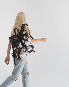 Seljakott Milinal "Roll mini", print floral (2 foto / 7)
