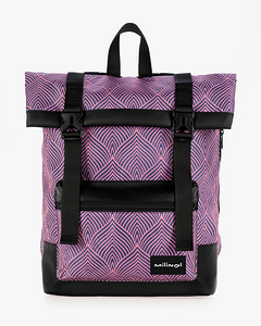 Seljakott Milinal "Roll", print violetne (4 foto / 9)