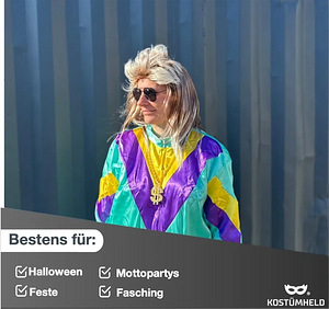 Karnevali Parukas/ UUS/ Retro Stiilis/ Mullet Assi (4 foto / 4)