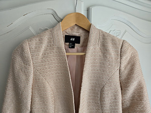 H&M roosa jakk/pintsak, suurusele 34 (2 foto / 5)