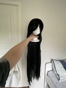 Black wig must parukas cosplay must parukas cosplay (2 foto / 3)