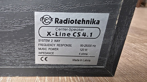 Центральный динамик Radiotehnika X-Line CS 4.1 (6 фото из 6)