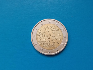 2 euro. Belgia eesistumine ELi Nõukogus. 2024