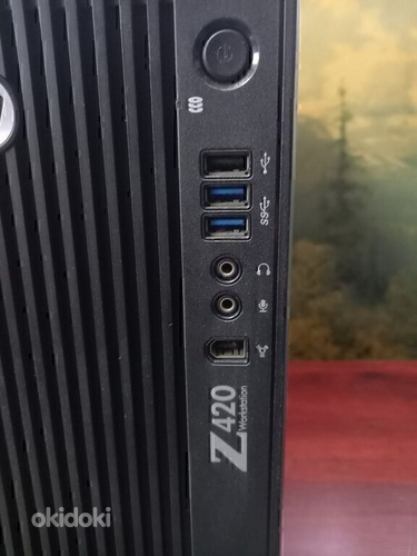 HP Z420 16 ГБ/256 ГБ, GTX-1050 WIN10 (фото #2)