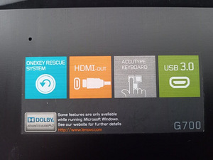 LENOVO G700 MÄNGURI LÄPTOP (5 foto / 9)