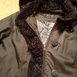 Naiste talvemantel kapuutsiga, suurus XL-XXL (3 foto / 8)