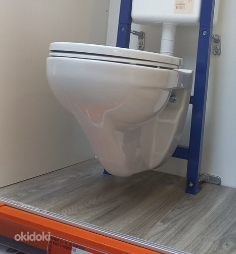 Gustavsberg WC-poot seinale , uus (foto #1)