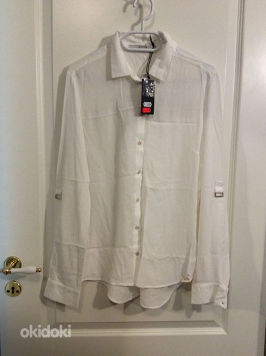 Guess новая белая блузка р.M (фото #2)